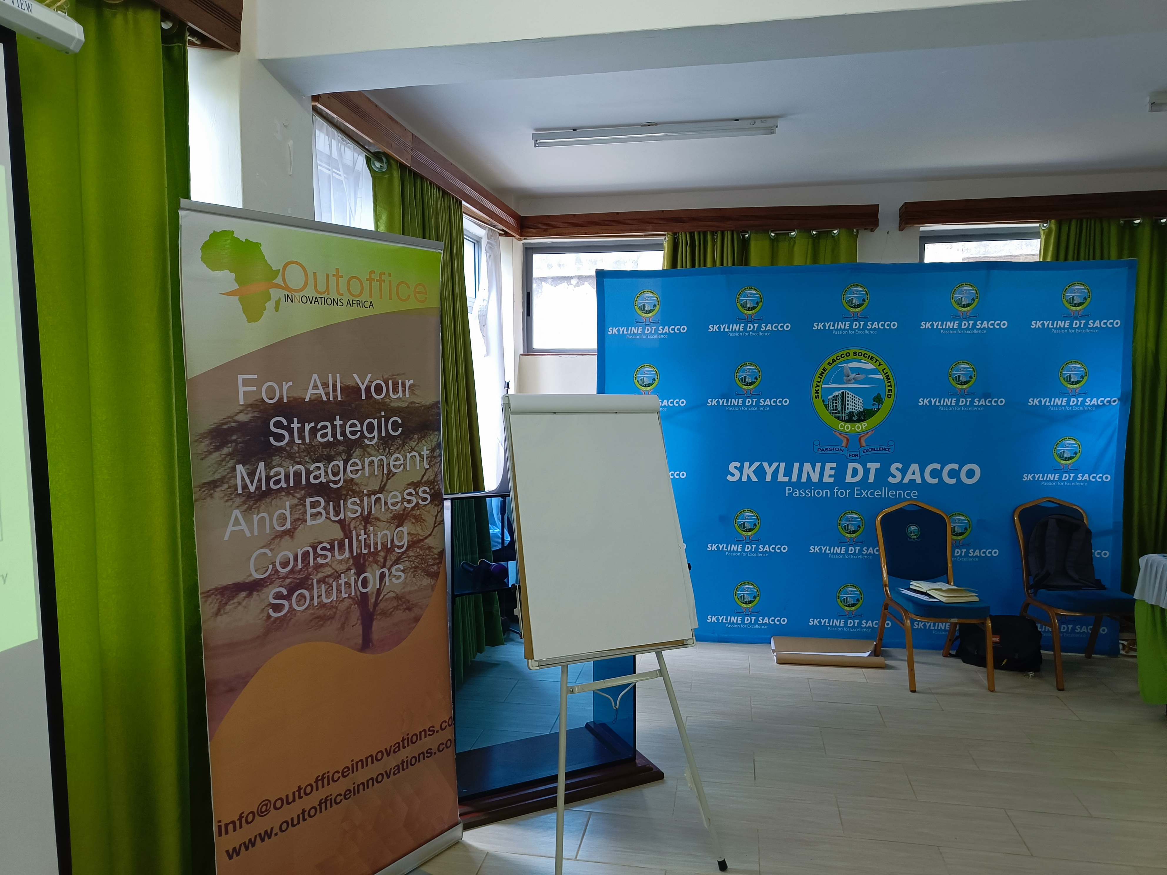 Team breakout session at Skyline Sacco