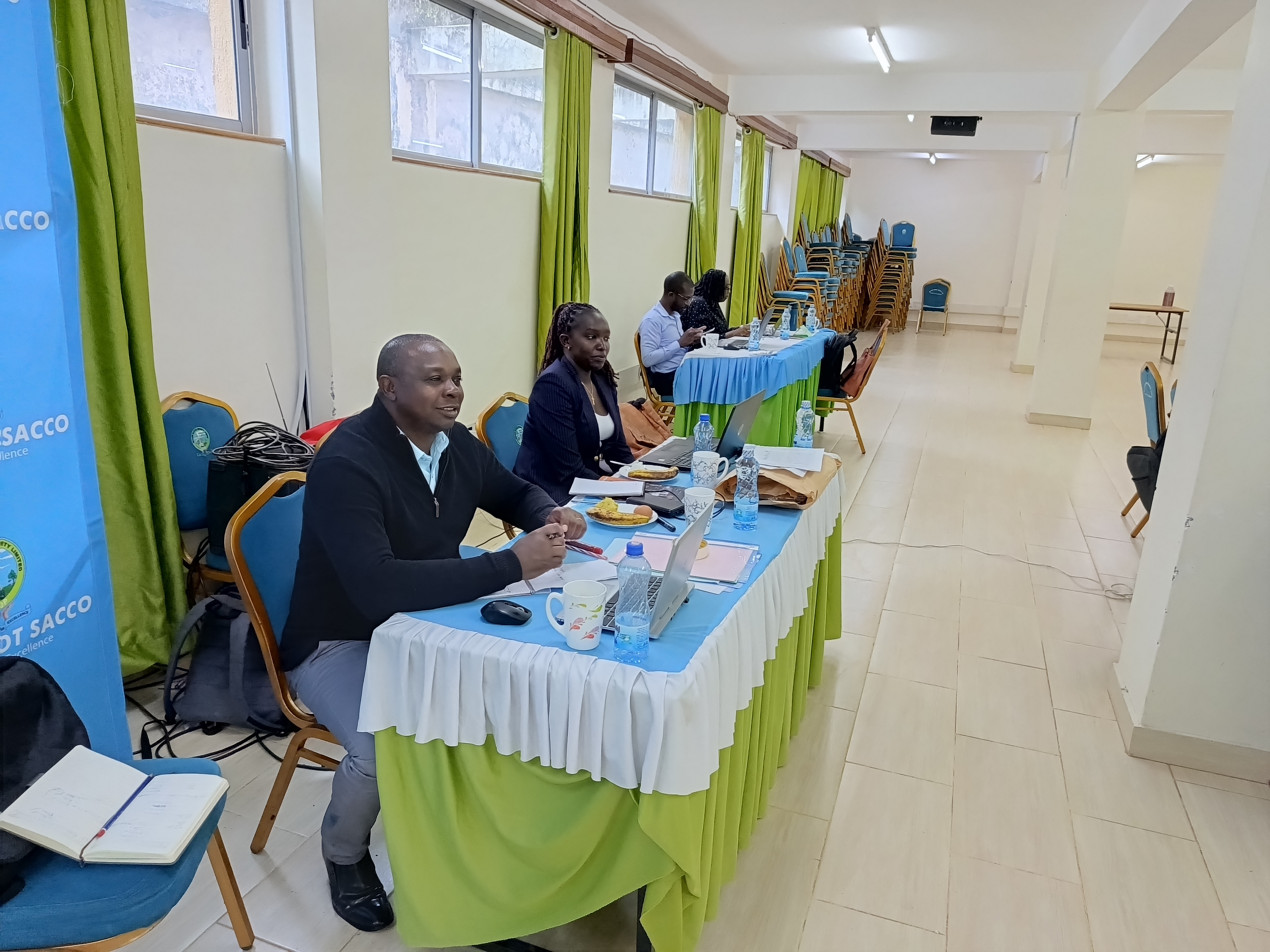 Group discussion during the Skyline Sacco event